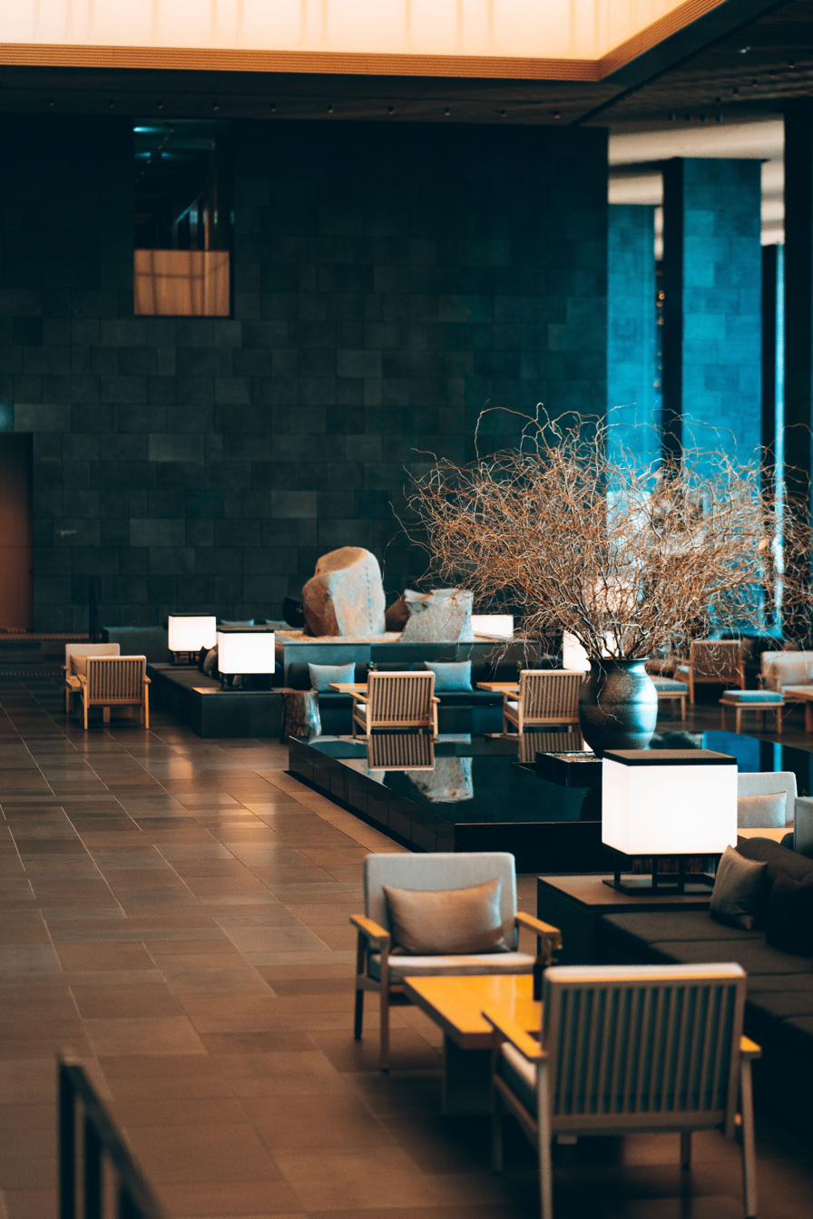 Lobby d'hôtel de luxe